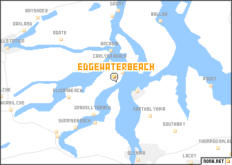 map of Edgewater Beach