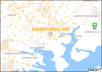 map of Edgewater Village