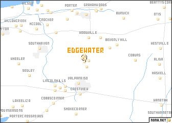 map of Edgewater