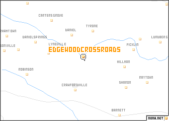 map of Edgewood Crossroads