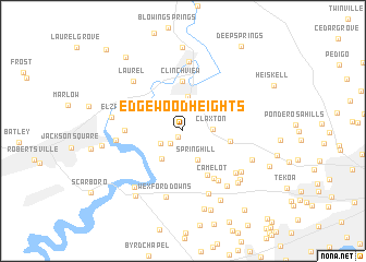 map of Edgewood Heights