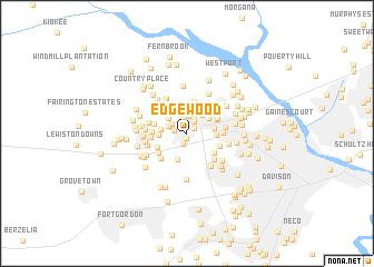 map of Edgewood