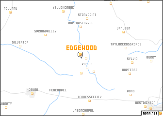 map of Edgewood