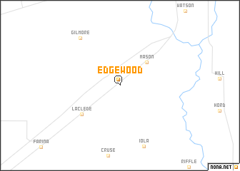 map of Edgewood