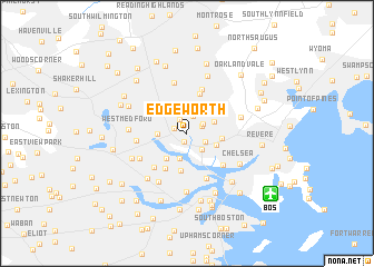 map of Edgeworth