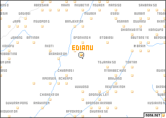 map of Edianu