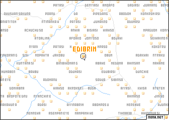 map of Edibrim