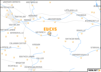 map of Edicks