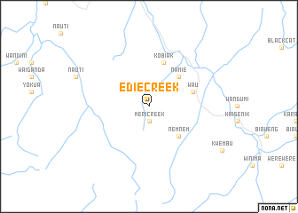 map of Edie Creek