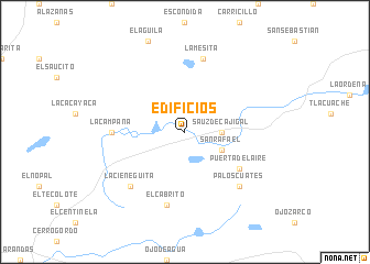 map of Edificios