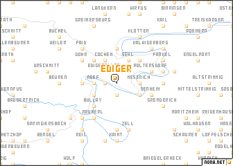 map of Ediger