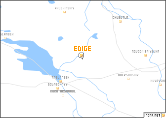 map of Edige