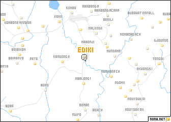 map of Ediki