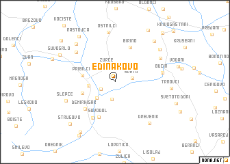 map of Edinakovo