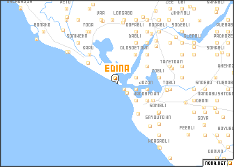 map of Edina