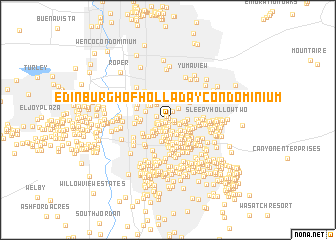 map of Edinburgh of Holladay Condominium