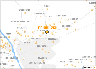 map of Edinburgh