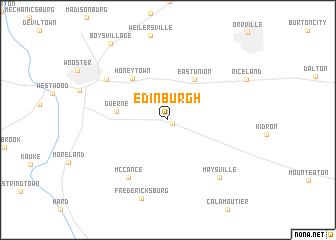 map of Edinburgh