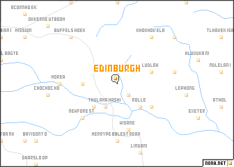 map of Edinburgh