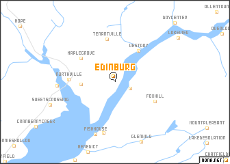 map of Edinburg