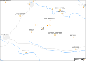 map of Edinburg