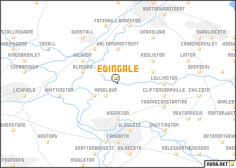 map of Edingale