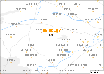 map of Edingley