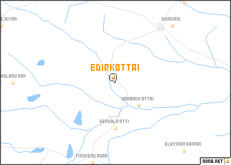 map of Edirkottai