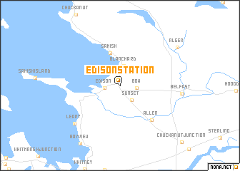 map of Edison Station