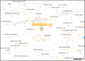 map of Edisonville