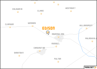 map of Edison