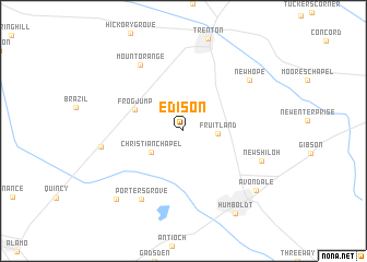 map of Edison