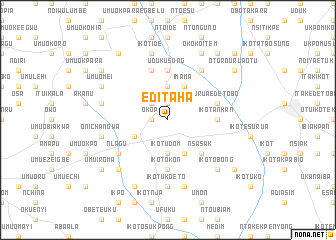 map of Editaha