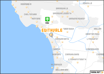 map of Edithvale