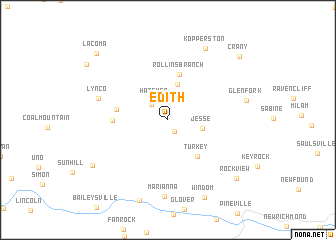 map of Edith