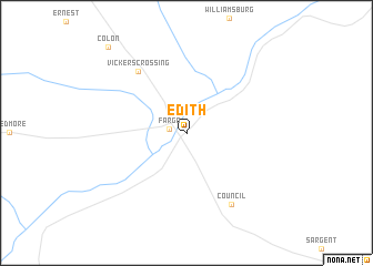 map of Edith