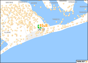 map of Edjé