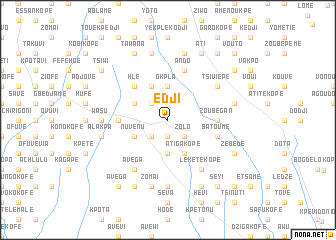map of Edji