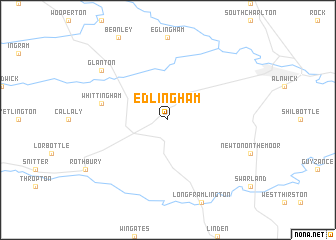 map of Edlingham