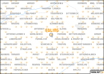 map of Edling