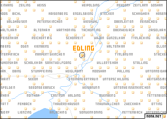 map of Edling