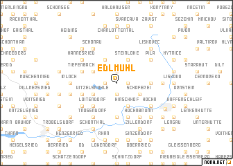 map of Edlmühl