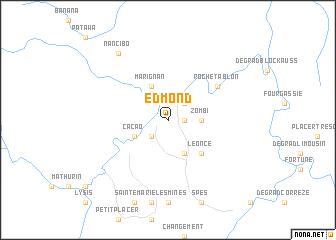 map of Edmond