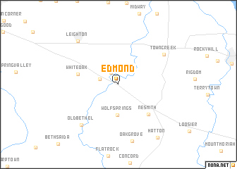 map of Edmond