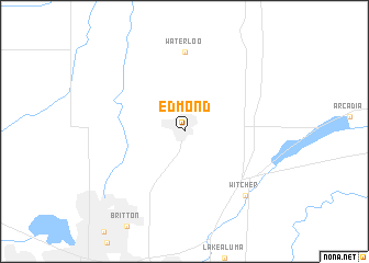 map of Edmond