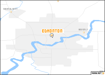 map of Edmonton