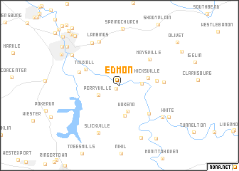 map of Edmon