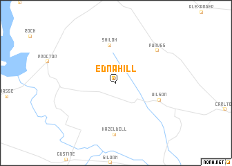 map of Edna Hill