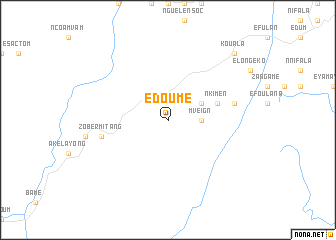 map of Edoumé