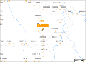 map of Edoumé